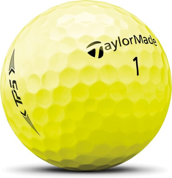 2021 TaylorMade Yellow TP5 Golf Balls - Image 2