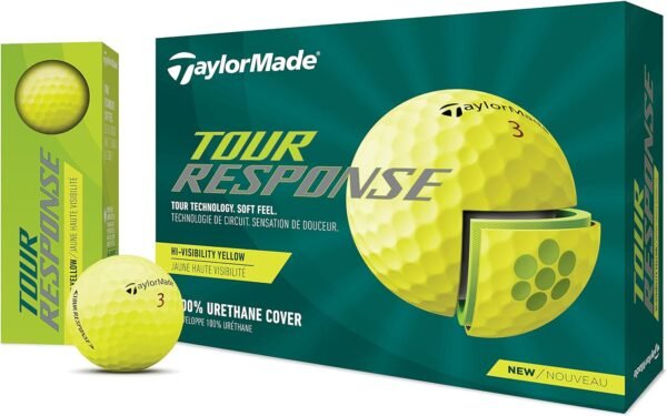 TaylorMade 2022 Tour Response Yellow Dozen - Image 4