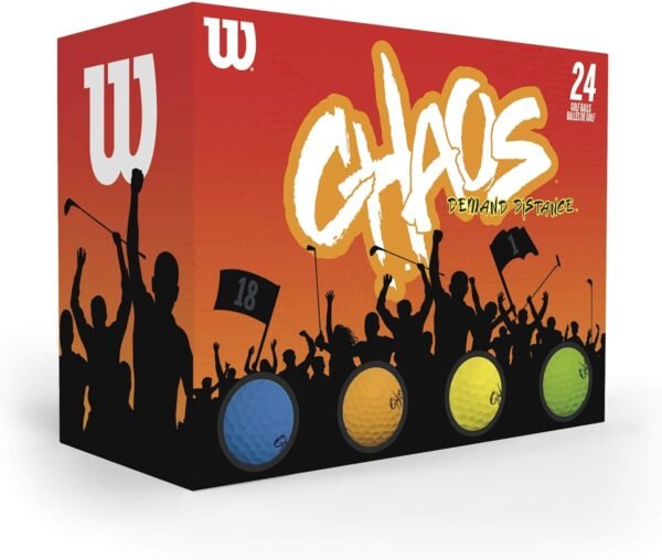 Wilson Chaos 24- Golf Ball Pack - Multi Color
