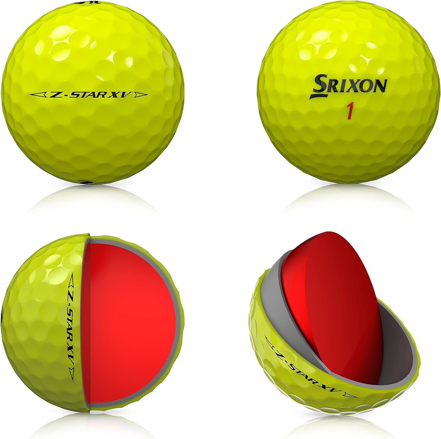 Srixon Z Star XV 8 - Dozen Premium Golf Balls - Tour Level - Performance - Urethane - 4 Pieces - Premium Golf Accessories and Golf - Image 3