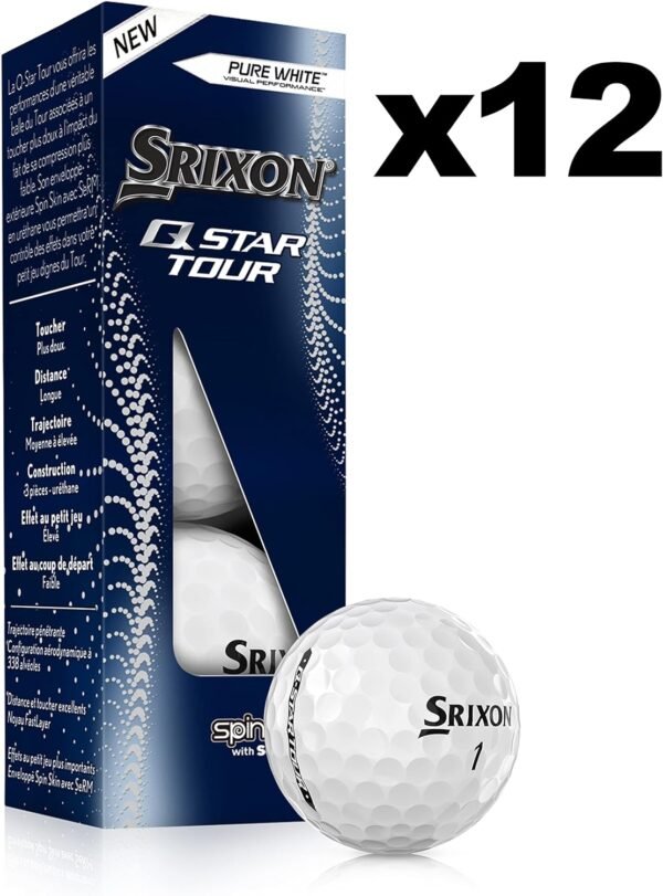 Srixon Unisex Adult White Golf Ball, White, Dozen US - Image 2