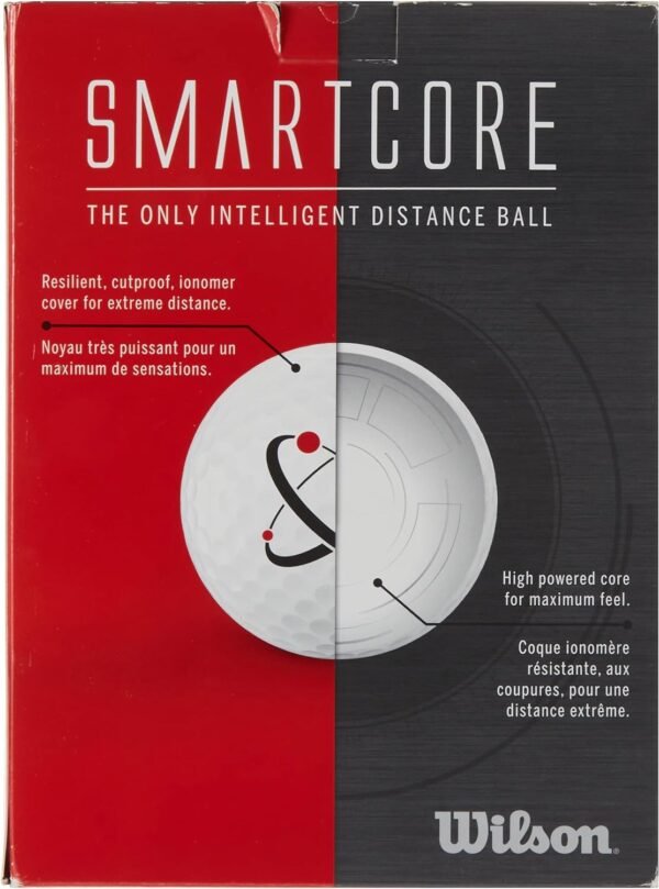 Wilson Smart Core Golf Ball - Pack of 24 (White) - Image 2