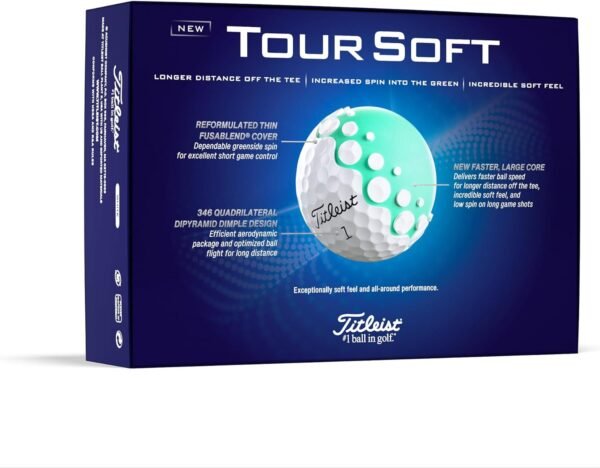 Titleist Tour Soft Golf Balls (One Dozen) - Image 6