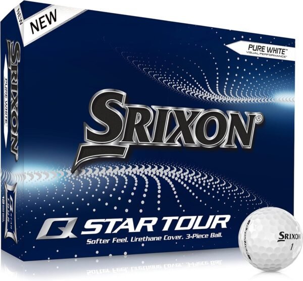 Srixon Unisex Adult White Golf Ball, White, Dozen US