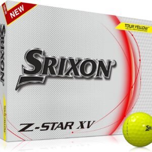 Srixon Z Star XV 8 - Dozen Premium Golf Balls - Tour Level - Performance - Urethane - 4 Pieces - Premium Golf Accessories and Golf